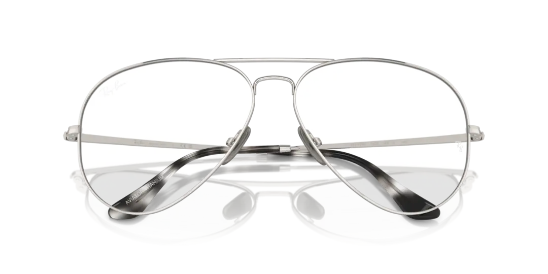 Ray-Ban Optical Aviator titanium 0RX8789 1002