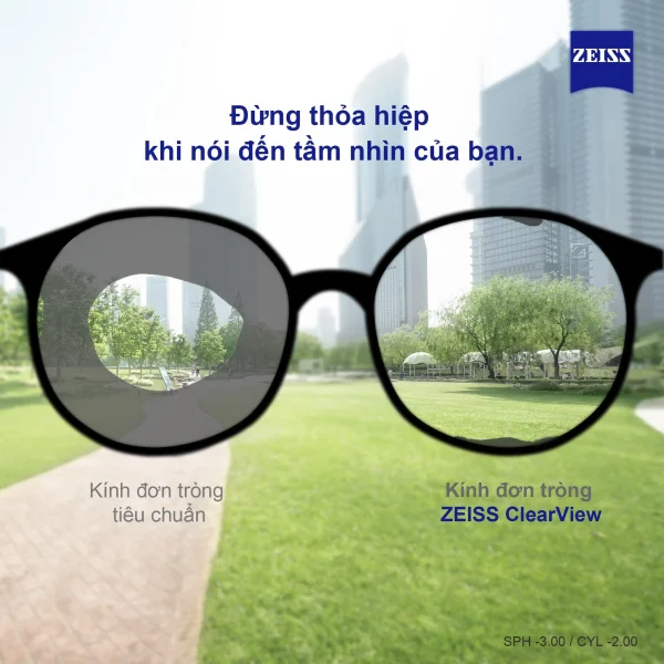 ZEISS ClearView DuraVision Platinum UV