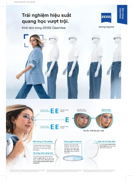 ZEISS ClearView DuraVision Platinum UV
